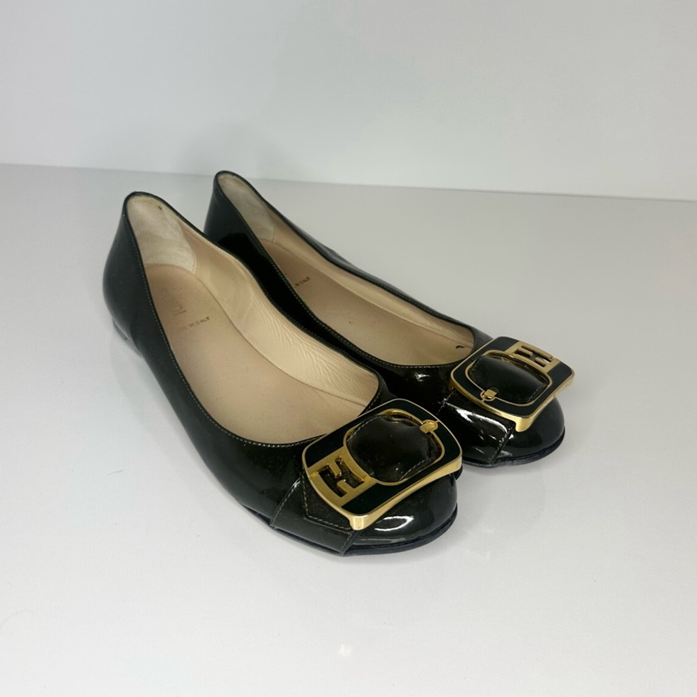 Fendi vernier flat shoe